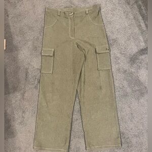 iZ BYER Girls Olive Corduroy Cargo Pants Girls 16